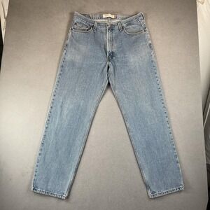 Levis 550 Jeans Mens 34x32 Blue Relaxed Fit Tapered Leg Denim Tag 36x32 Y2K